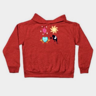 My little Pony - The Four Princesses of Equestria Cutie Mark Kids Hoodie